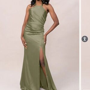 Revelry Olive Green Maxi Dress